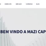 Criação do site Mazi Capital!
