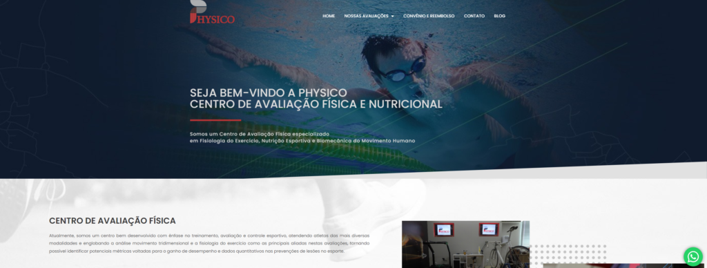 Desenvolvimento do Site da Clínica Physico