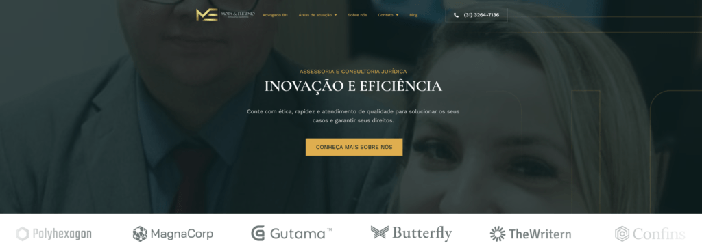 Criação do Site Mota & Eugênio Advogados em BH