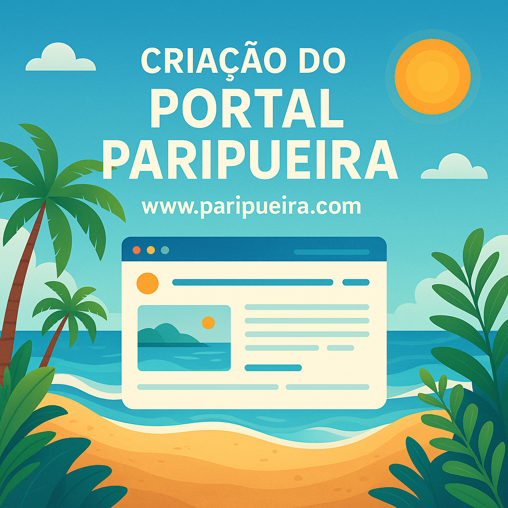 Criação do Portal Portal Paripueira - www.paripueira.com